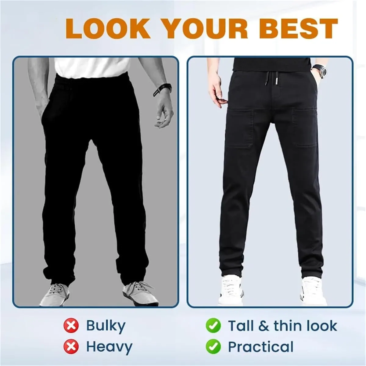 Manzera Stretch Cargo Pants, Multipants - High Stretch Multi-Pocket Durable Cargo Pants, Mencomfy Cargo Pants Men