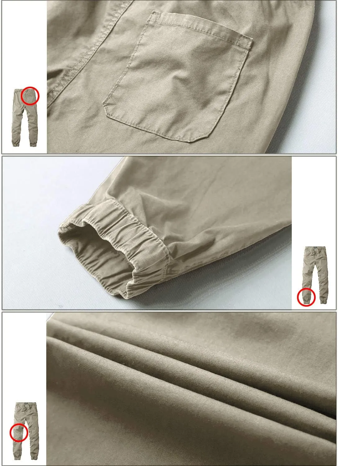 Match Men's Chino Jogger Pants