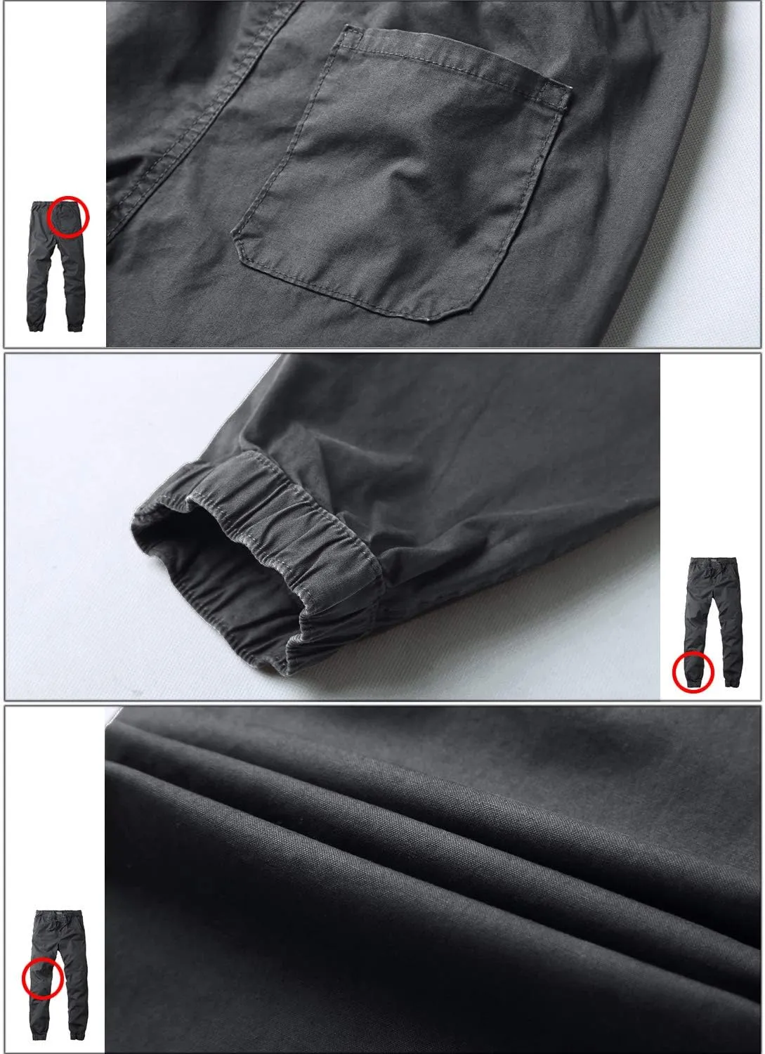 Match Men's Chino Jogger Pants