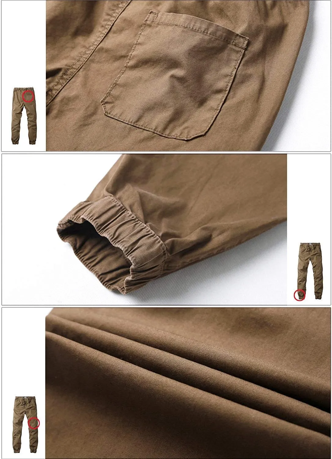 Match Men's Chino Jogger Pants