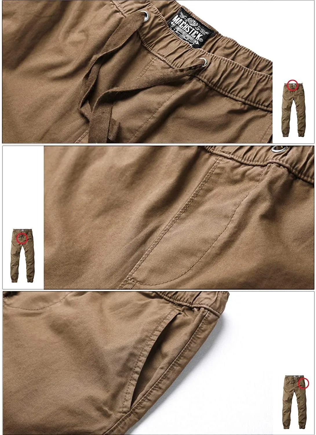Match Men's Chino Jogger Pants