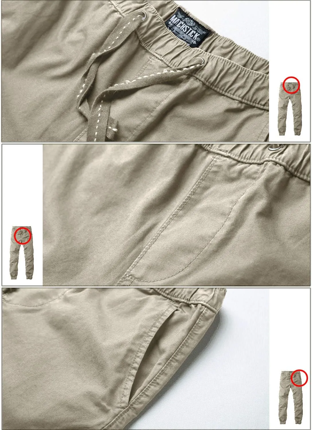 Match Men's Chino Jogger Pants