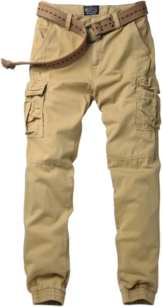 Match Mens Twill Jogger Pants