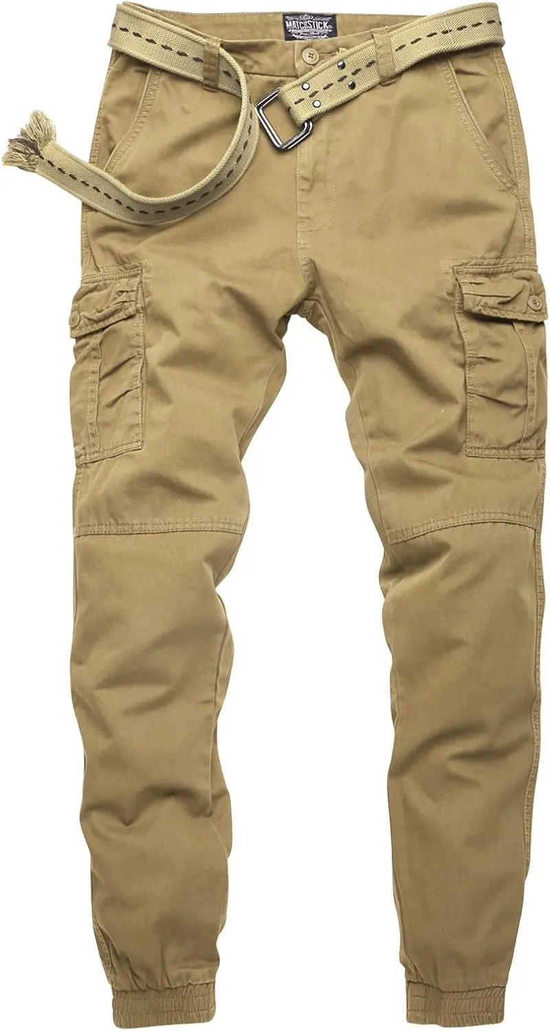 Match Mens Twill Jogger Pants