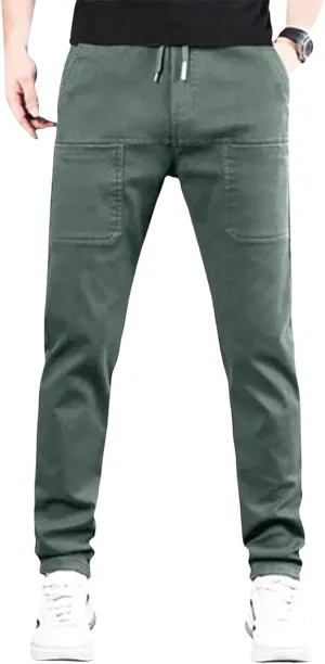 Men Cargo Pants with Pockets,Multi Pocket Cargo Pants for Men,Multipants,Stretch Cargo Pants (Army Green,XL)