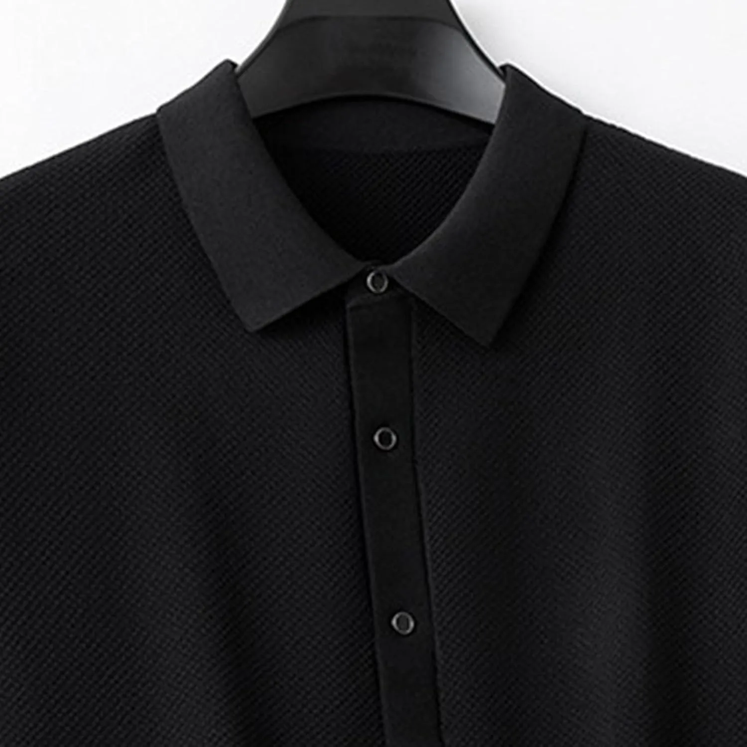 Men Small Checked Print Lapel Shirt Trendy Individuality Simple Cardigan Tops Summer Single Breasted Casual Shirts