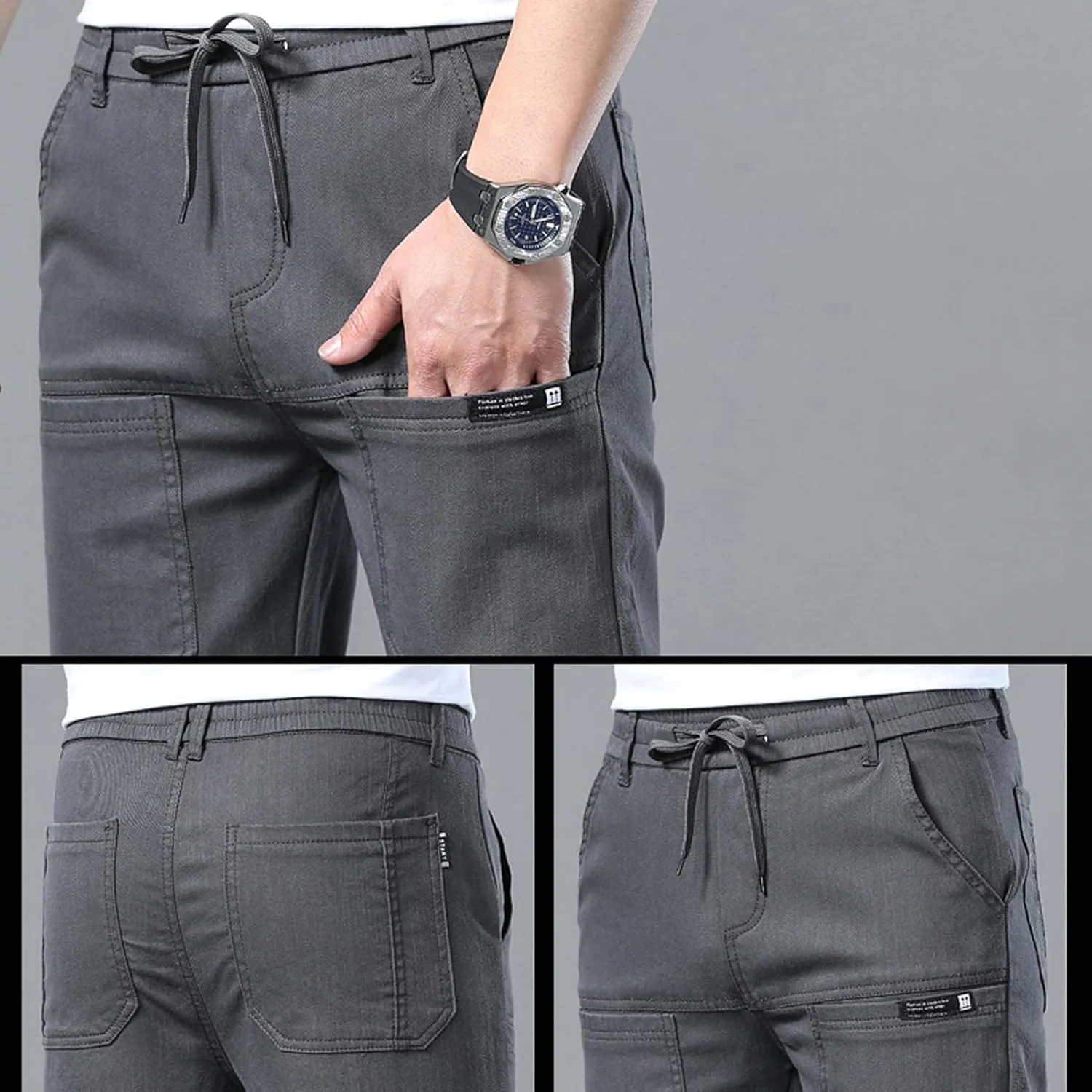Mencomfy Cargo Pants - Manzera Stretch Cargo Pants, Men's High Stretch Multi-Pocket Durable Cargo Pants