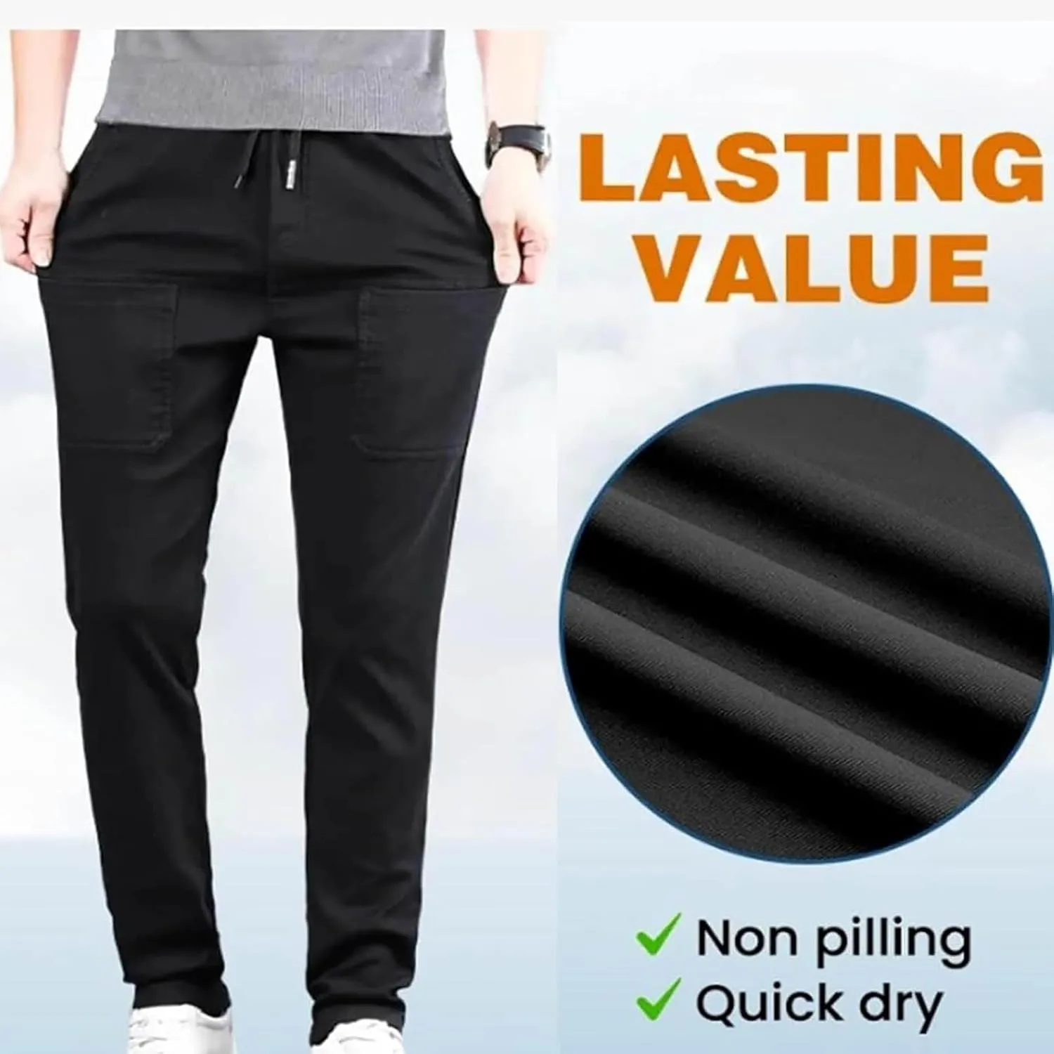 Mencomfy Cargo Pants, Multipants - High Stretch Multi-Pocket Durable Cargo Pants, Waterproof Manzera Cargo Pants