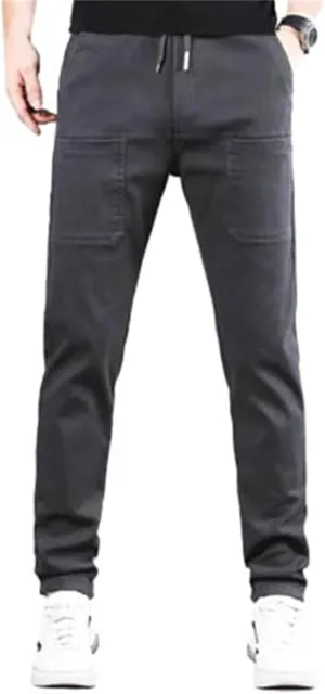 Mencomfy Cargo Pants, Sirmale Cargo Pants, Sirmale Multipants - High Stretch Multi-Pocket Cargo Pants-Dark Gray||XL