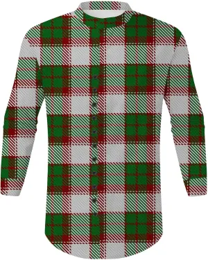 Mens Casual Button Down Shirts Lightweight Flannel Plaid Shirt Jacket Stretch Long Sleeve Checkered Business Shirts