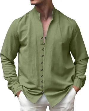 Mens Casual Button Down Shirts Lightweight Flannel Plaid Shirt Jacket Stretch Long Sleeve Checkered Business Shirts
