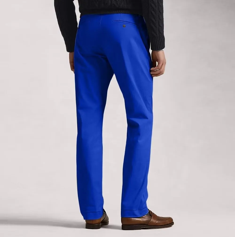 Mens Dress Pants Formal Slim Fit Tuxedo Expandable Waist Flat Front Slacks Pant for Men Groomsmen Business Work Classic