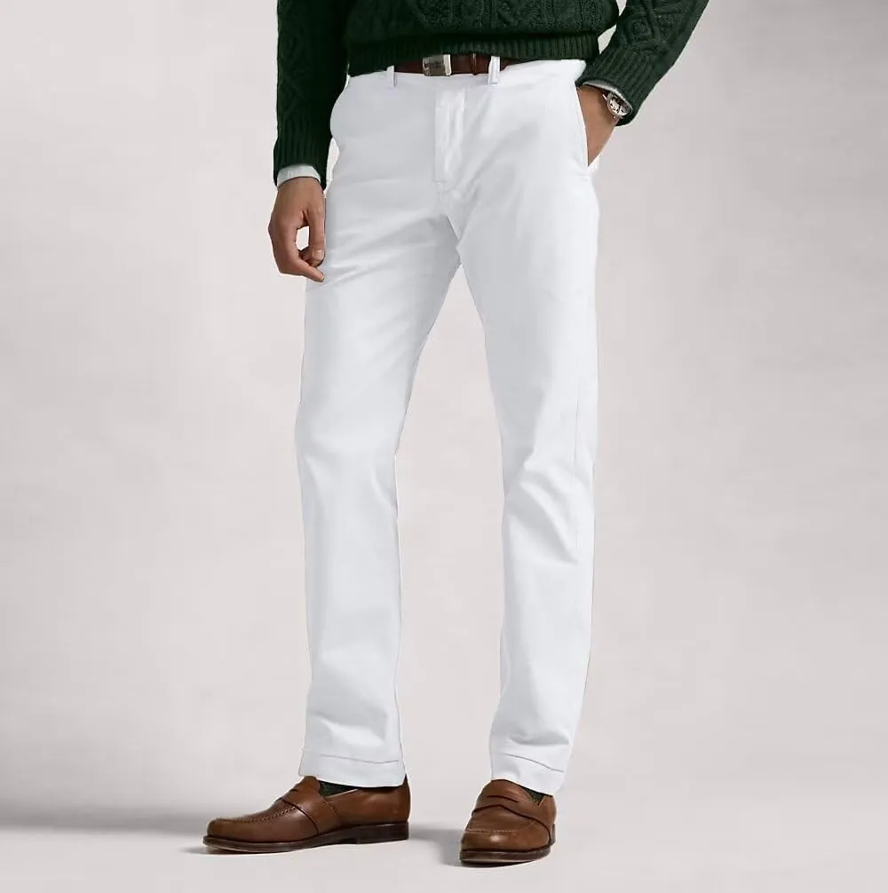 Mens Dress Pants Formal Slim Fit Tuxedo Expandable Waist Flat Front Slacks Pant for Men Groomsmen Business Work Classic
