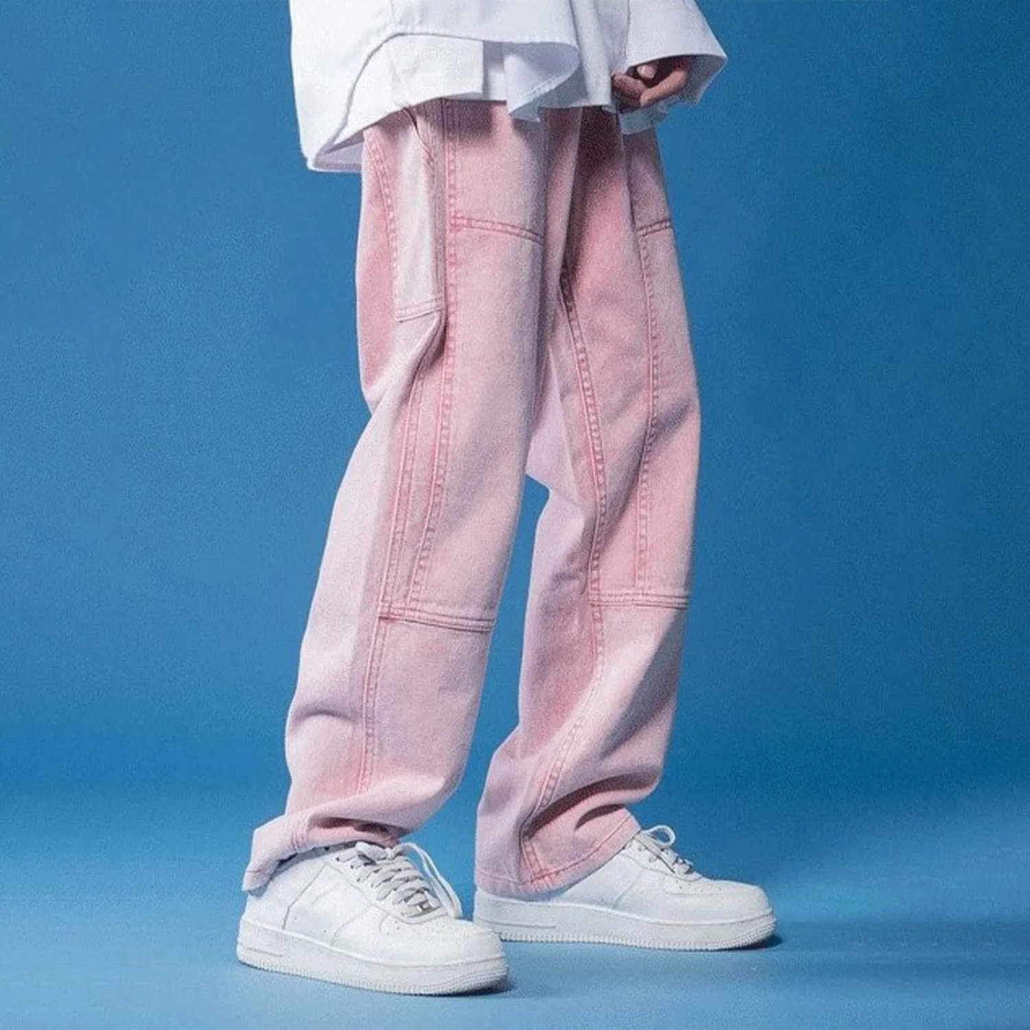 Mens Jeans Comfort Stretch Denim Straight Leg Relaxed Fit Jeans for Men Fit Cotton Jean Jean Pants for Men Mens