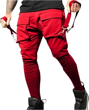 Men's Jogger Pants Techwear Hip Hop Pants Streetwear Tactical Track Pants Skinny Cyberpunk Futurism Jogger Pants