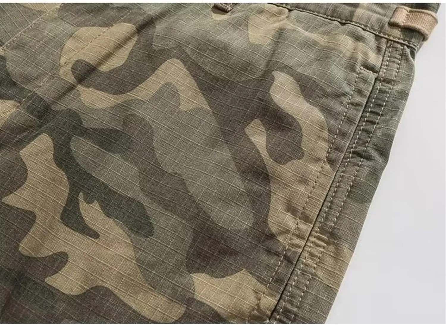 Men's Relaxed-Fit Cargo Pants Multi Pocket Military Camo Combat Work Pants Tactical Wild Army Combat Pants