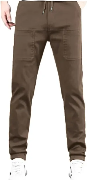 Men's Stretch Cargo Pants Lightweight Comfy Cargo Pants Multipants High Stretch Multi-Pocket Durable Cargo Pants