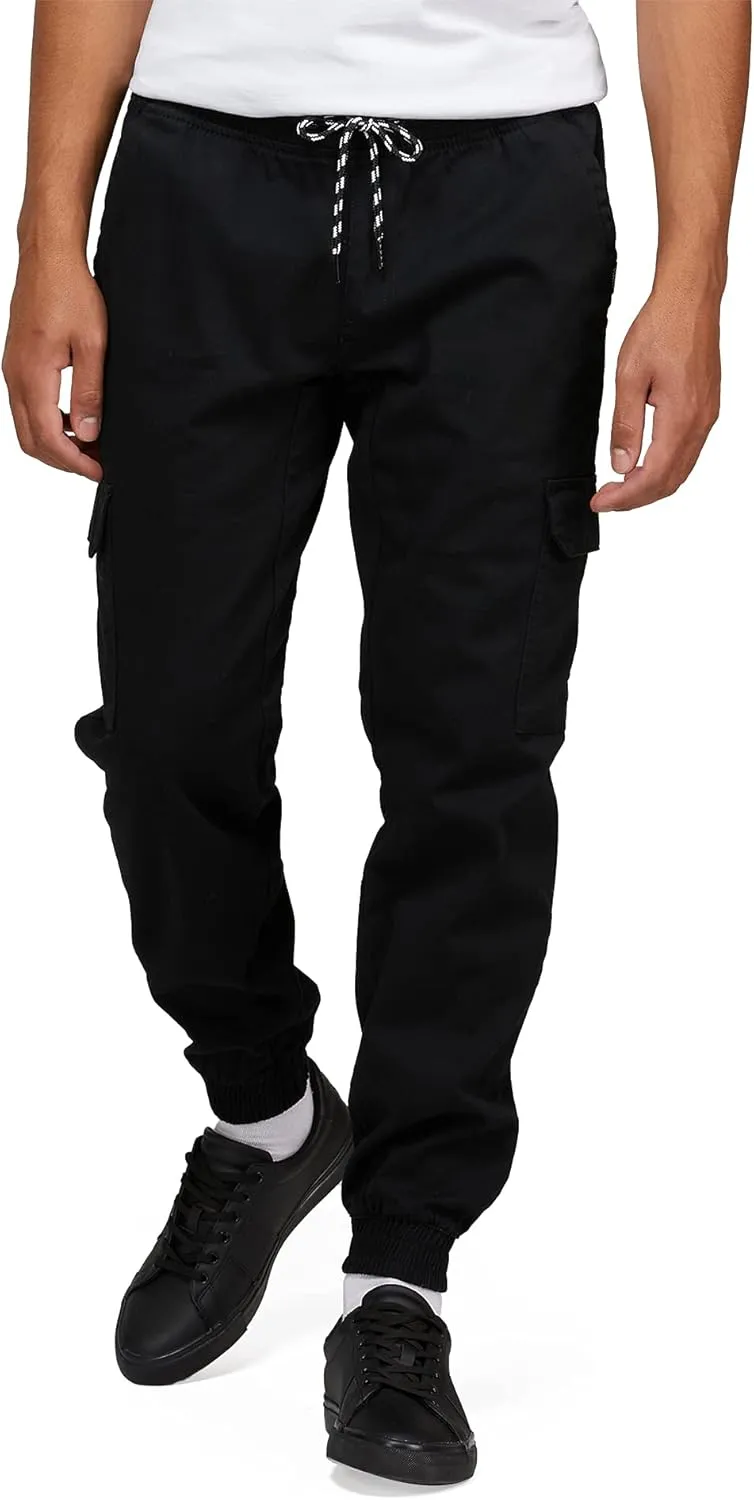 Men's Stretch Twill Cargo Jogger Pants