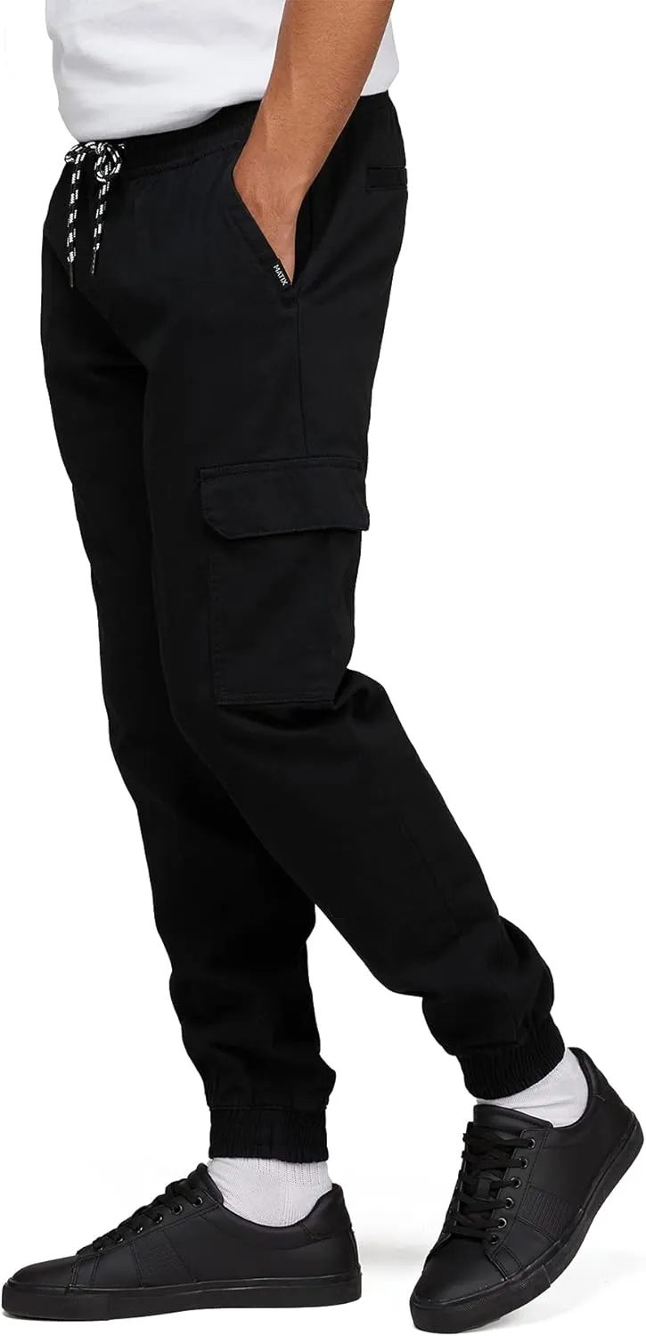 Men's Stretch Twill Cargo Jogger Pants