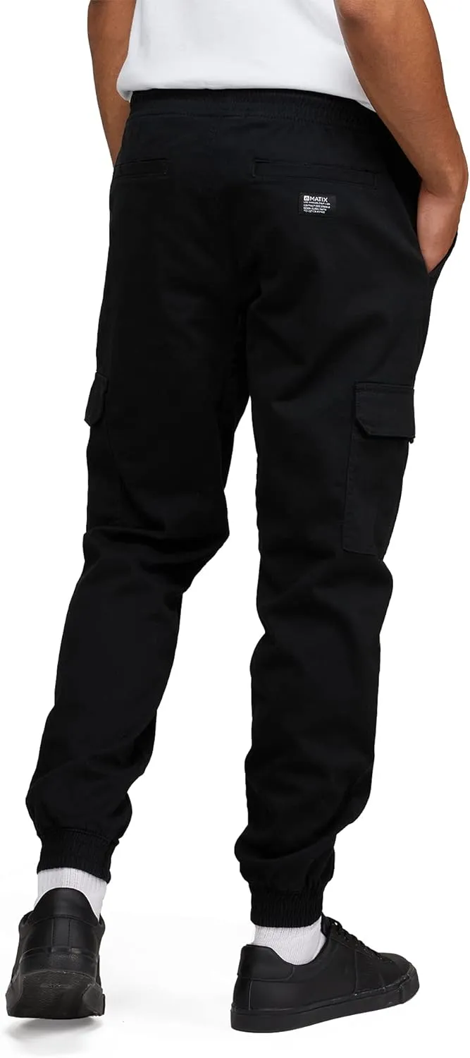 Men's Stretch Twill Cargo Jogger Pants