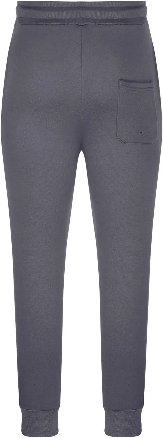 Mens Sweatpants Fleece Workout Joggers Lightweight Drawstring Cargo Pants Tapered Athletic Pants with Pockets