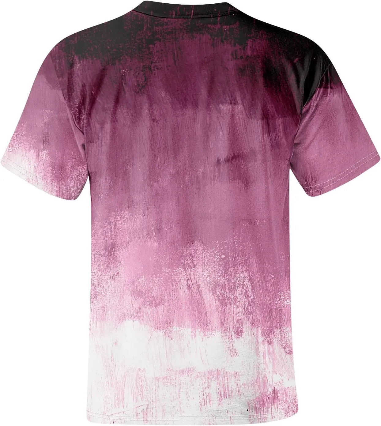 Men's Tie Dye T-Shirt Oversized Gradient Color Short Sleeve T-Shirt Summer Casual Crew Neck Loose Fit Tee Shirts