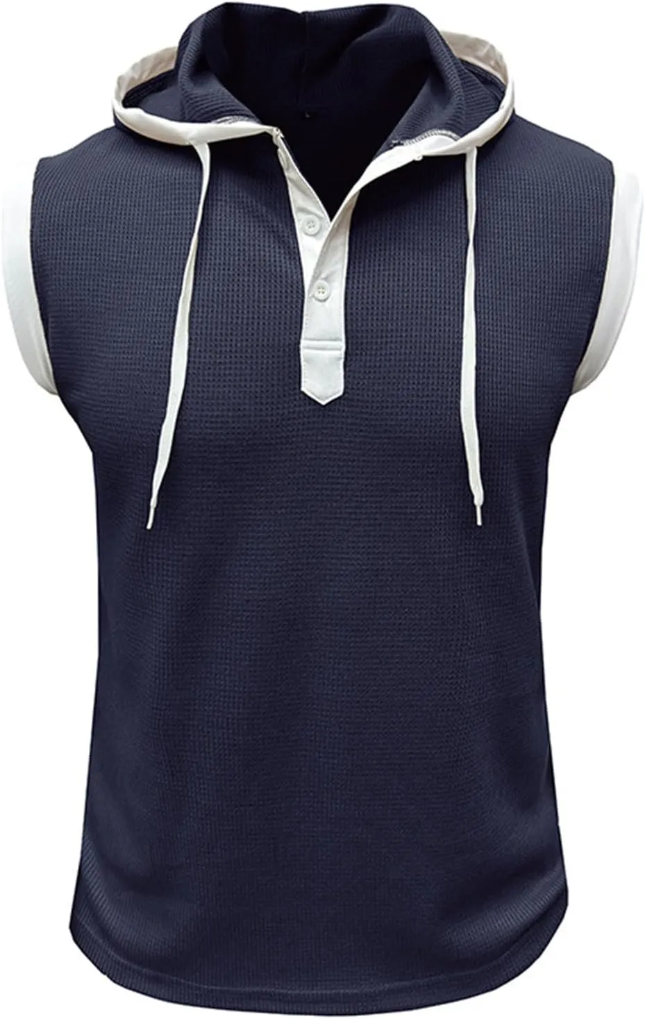 Men's Workout Tank Tops with Hood Sleeveless Cut Off Muscle Shirt Stylish Hoodies Pullover Thin Quick Dry Vest Shirts