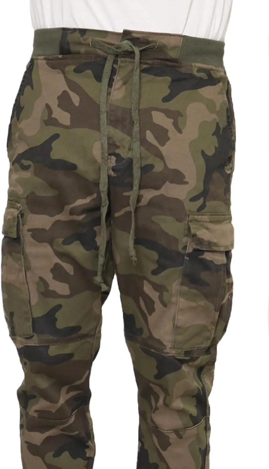 Mersenne Men's Twill Cargo Jogger Pants