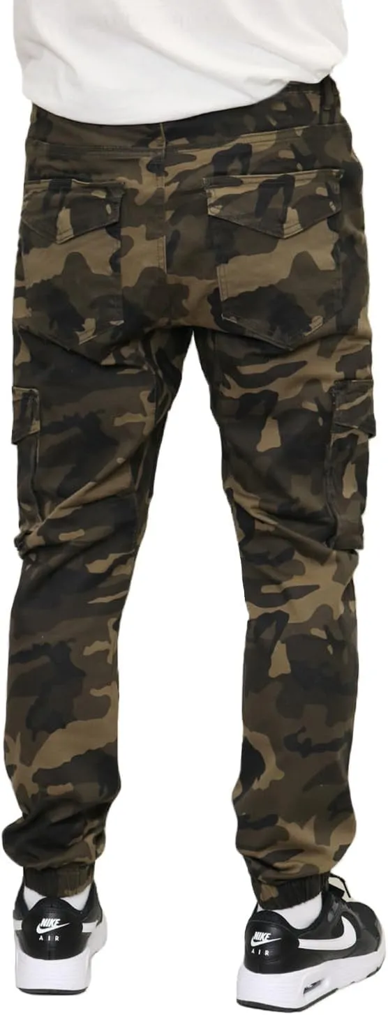 Mersenne Men's Twill Cargo Jogger Pants