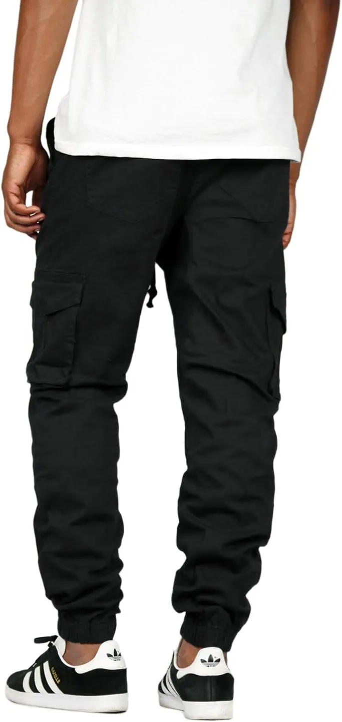 Mersenne Men's Twill Cargo Jogger Pants