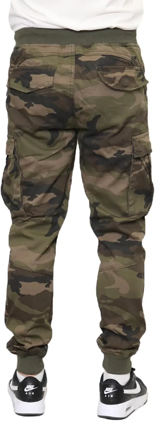 Mersenne Men's Twill Cargo Jogger Pants