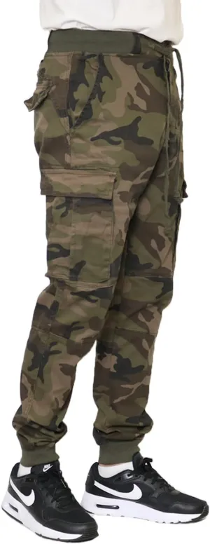 Mersenne Men's Twill Cargo Jogger Pants
