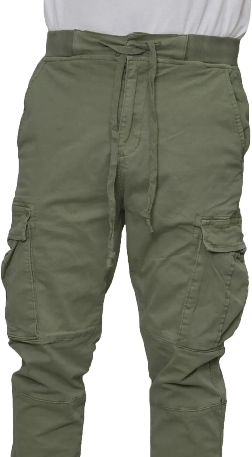 Mersenne Men's Twill Cargo Jogger Pants