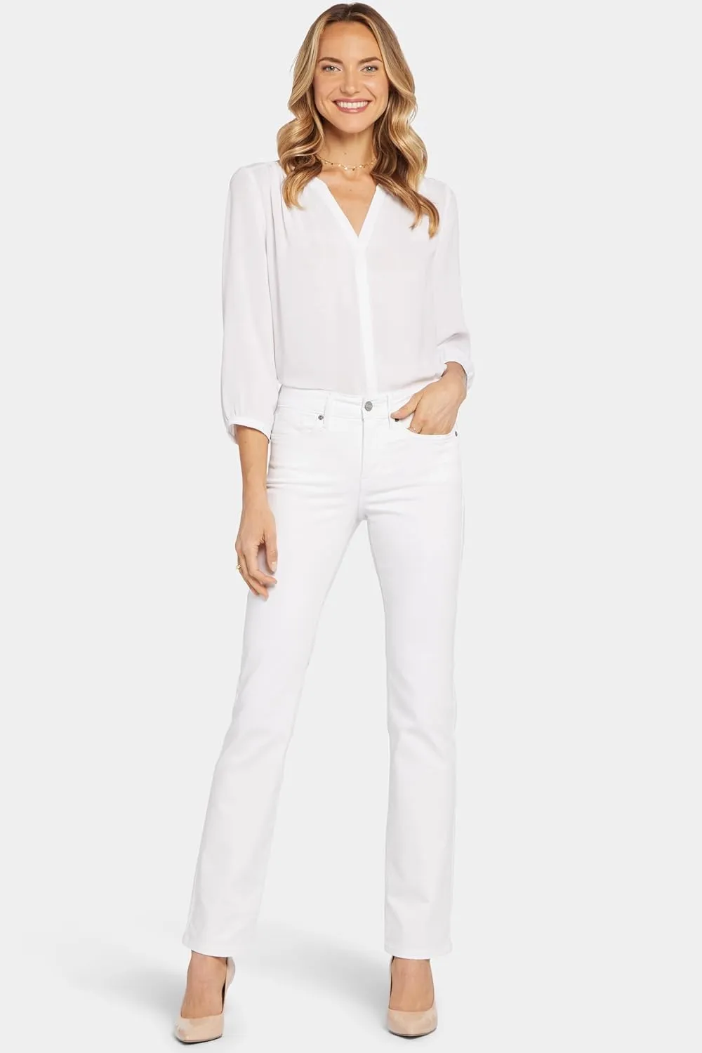 NYDJ Women's Petite Marilyn Straight Jean