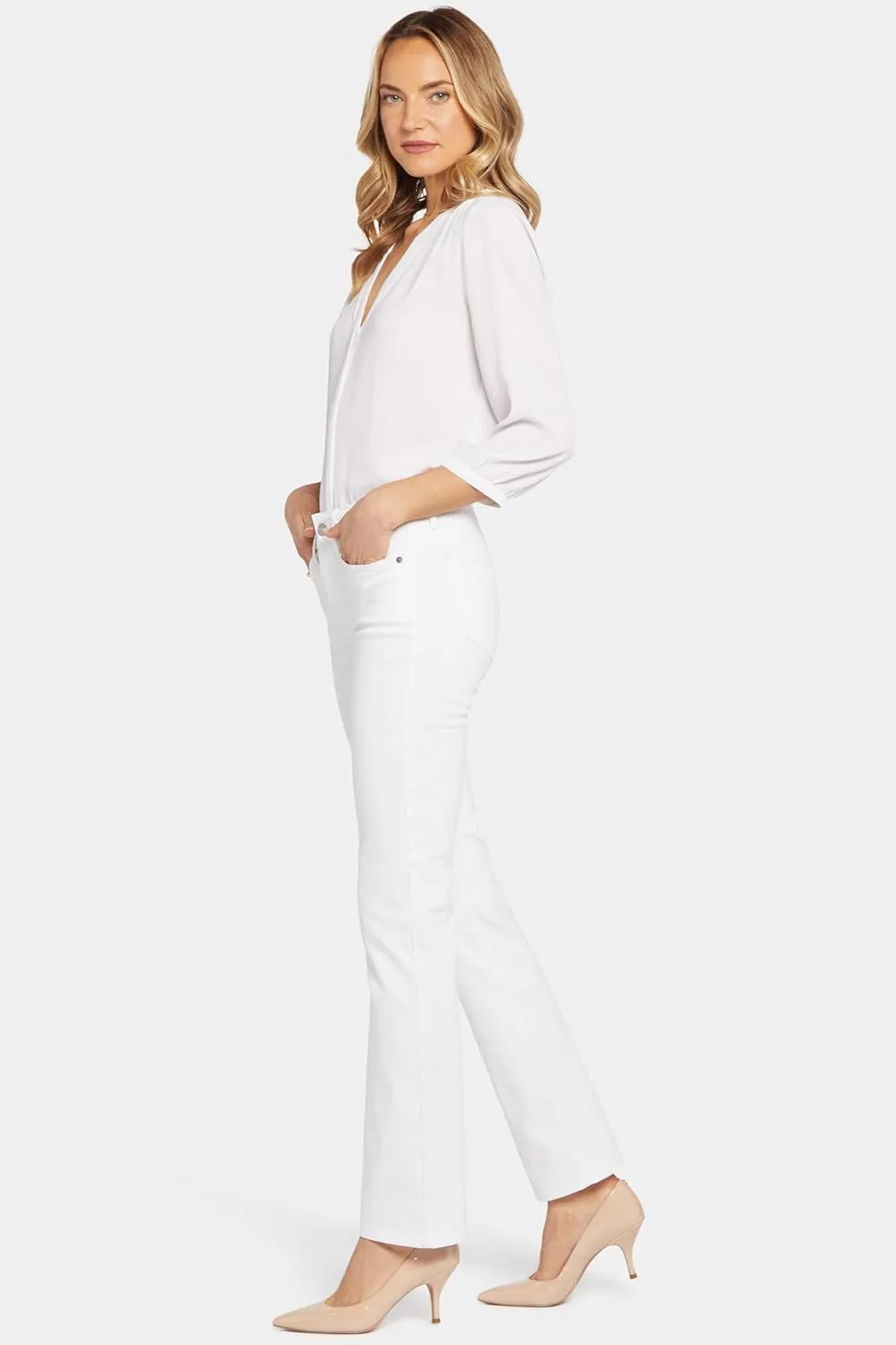 NYDJ Women's Petite Marilyn Straight Jean