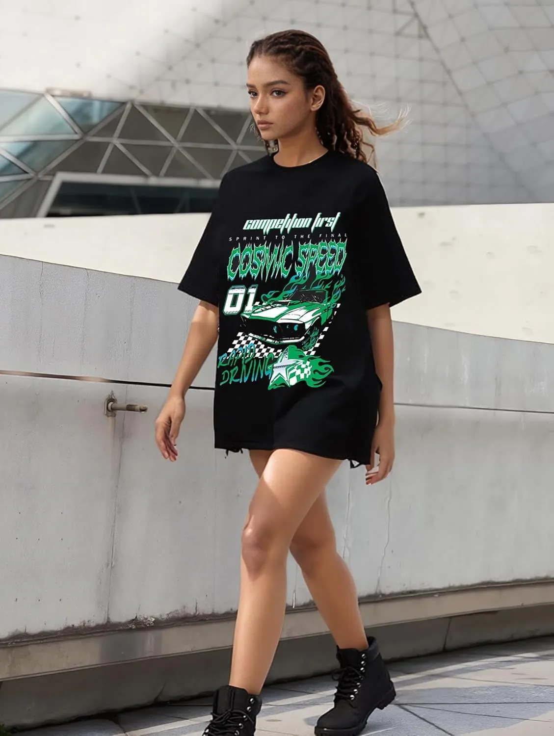 Oversized Graphic Tees Men Vintage Y2K Print Shirts Streetwear Unisex Harajuku T-Shirts