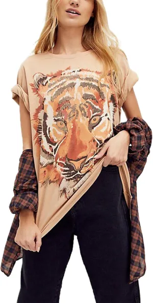 Oversized Graphic Tshirts for Women Y2K Short Sleeve Loose Fit Tee Shirt Vintage Aesthetic Drop Shoulder Blouse Top
