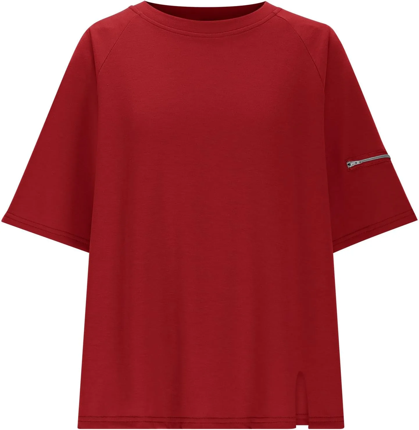 Oversized Tshirts for Women Workout Tops Drop Shoulder Round Neck Short Sleeve Gym Shirts Casual Loose Fit Basic Tee