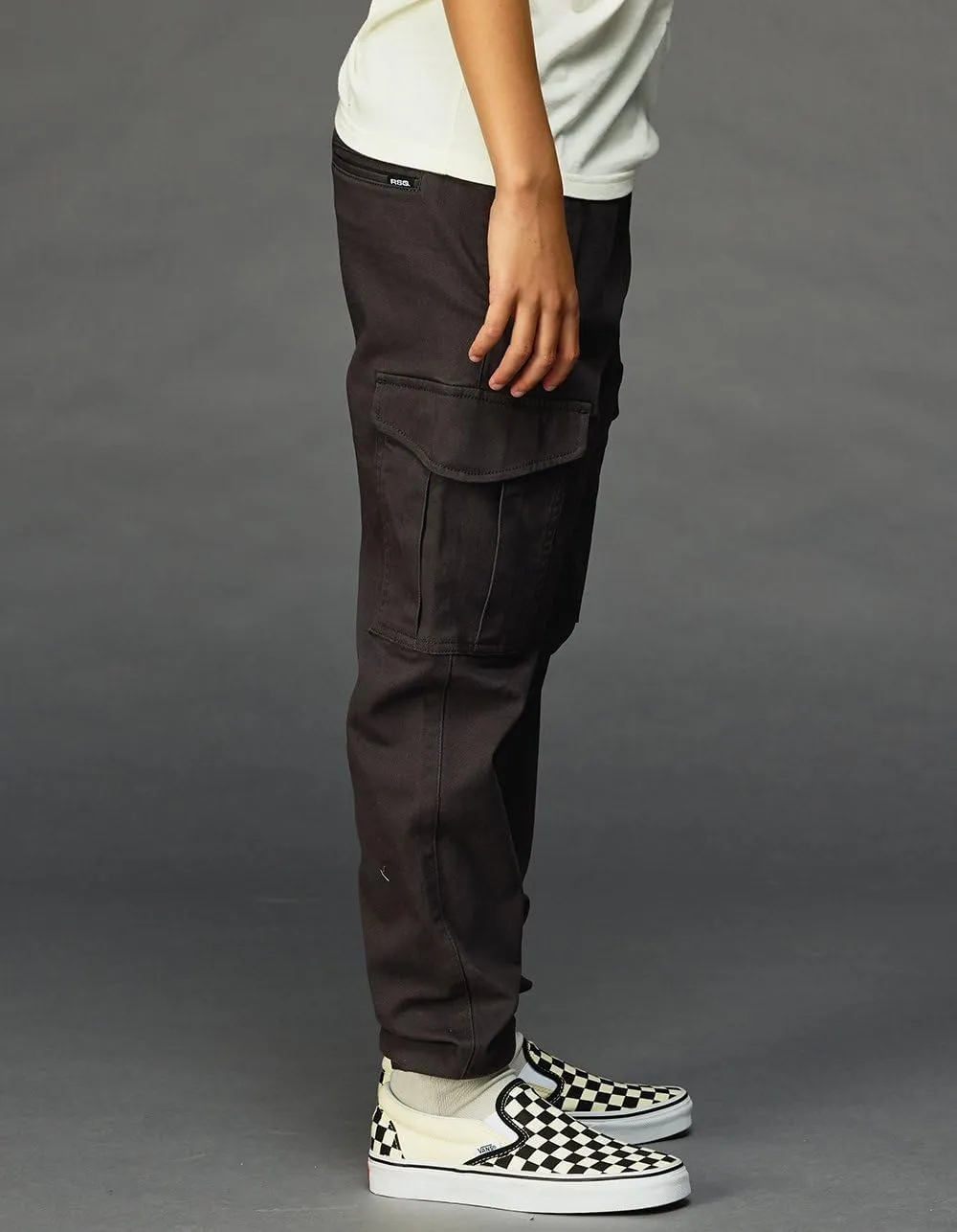 Rsq Boys Twill Cargo Jogger Pants