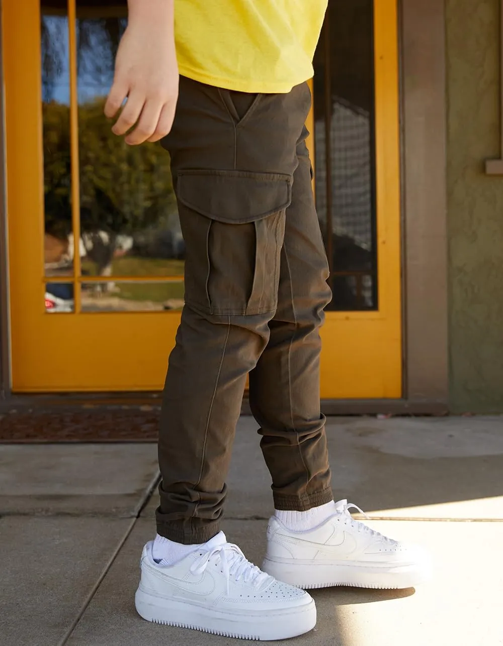 Rsq Boys Twill Cargo Jogger Pants