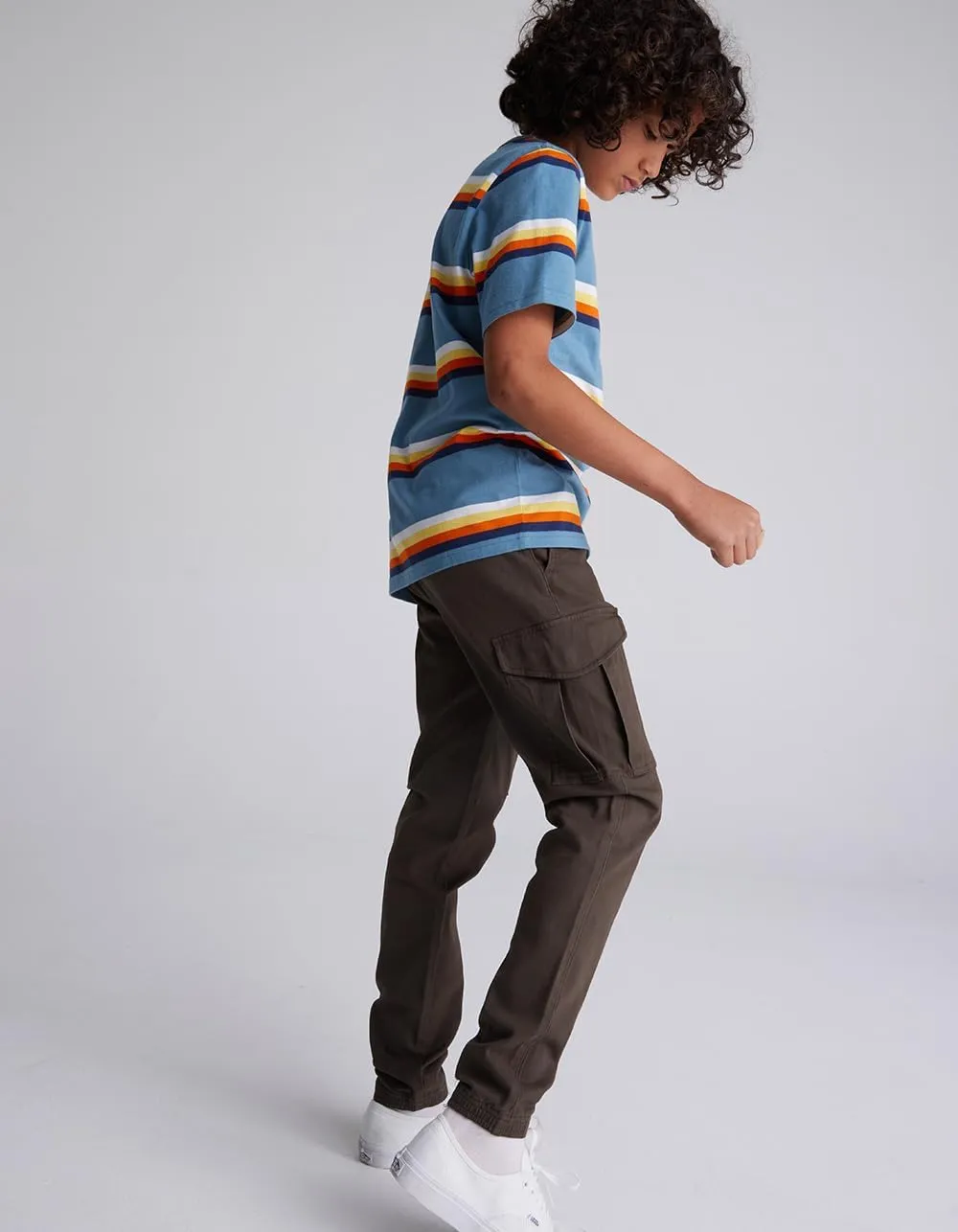 Rsq Boys Twill Cargo Jogger Pants