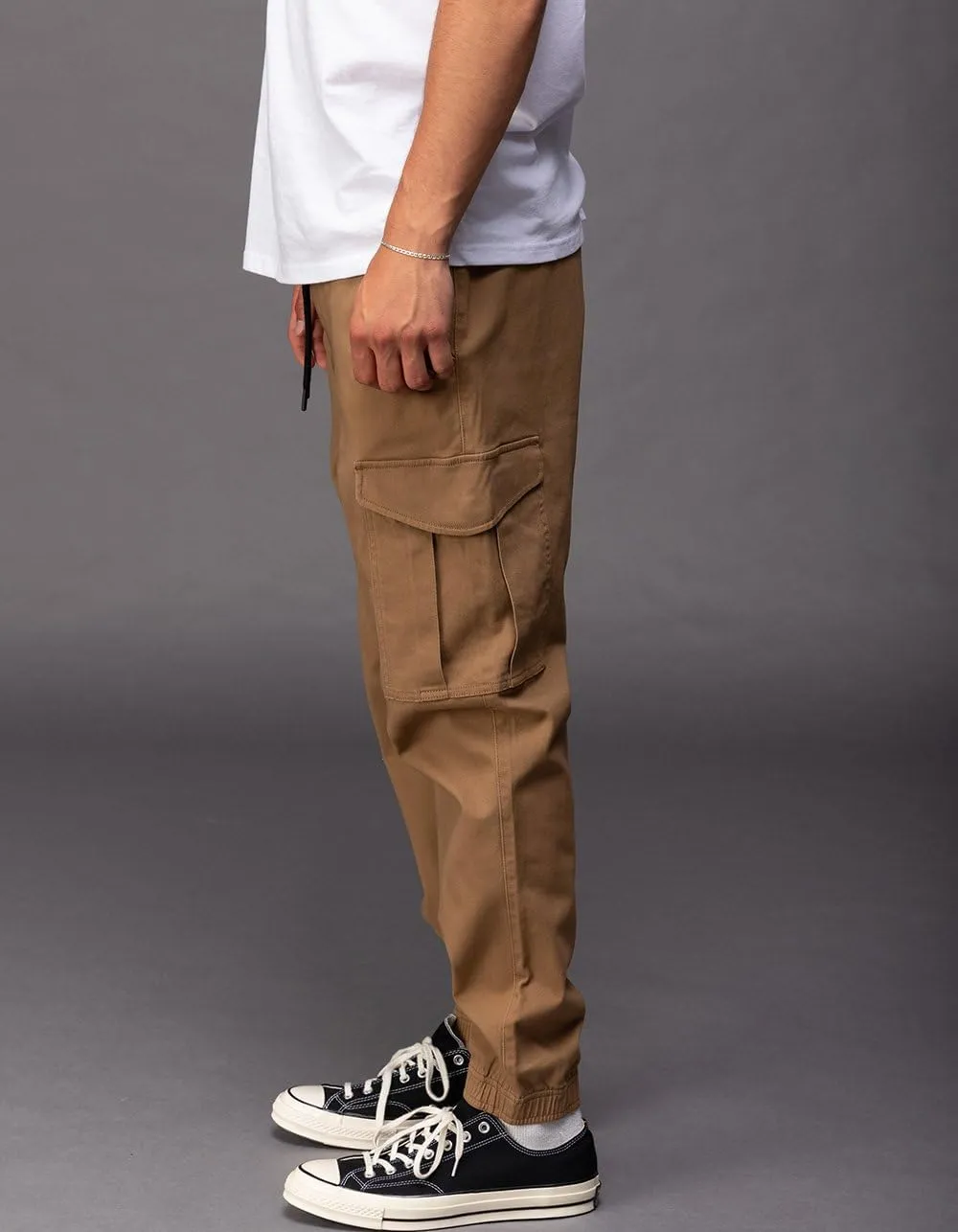 Rsq Mens Twill Cargo Jogger Pants