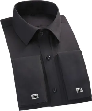Spring Men's Shirt Long Sleeve Slim Fit Thin Business Casual Shirts