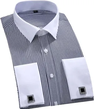 Spring Men's Shirt Long Sleeve Slim Fit Thin Business Casual Shirts