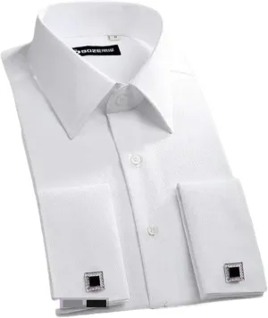 Spring Men's Shirt Long Sleeve Slim Fit Thin Business Casual Shirts