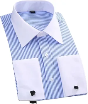 Spring Men's Shirt Long Sleeve Slim Fit Thin Business Casual Shirts