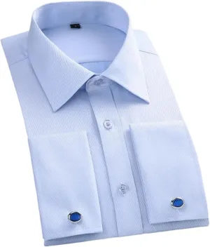 Spring Men's Shirt Long Sleeve Slim Fit Thin Business Casual Shirts