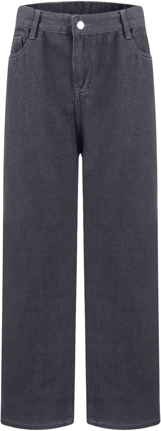 Sweatpants That Look Like Jeans Boyfriend Jeans Sweatpant Jeans High Waisted Cute Wide Leg Jeans