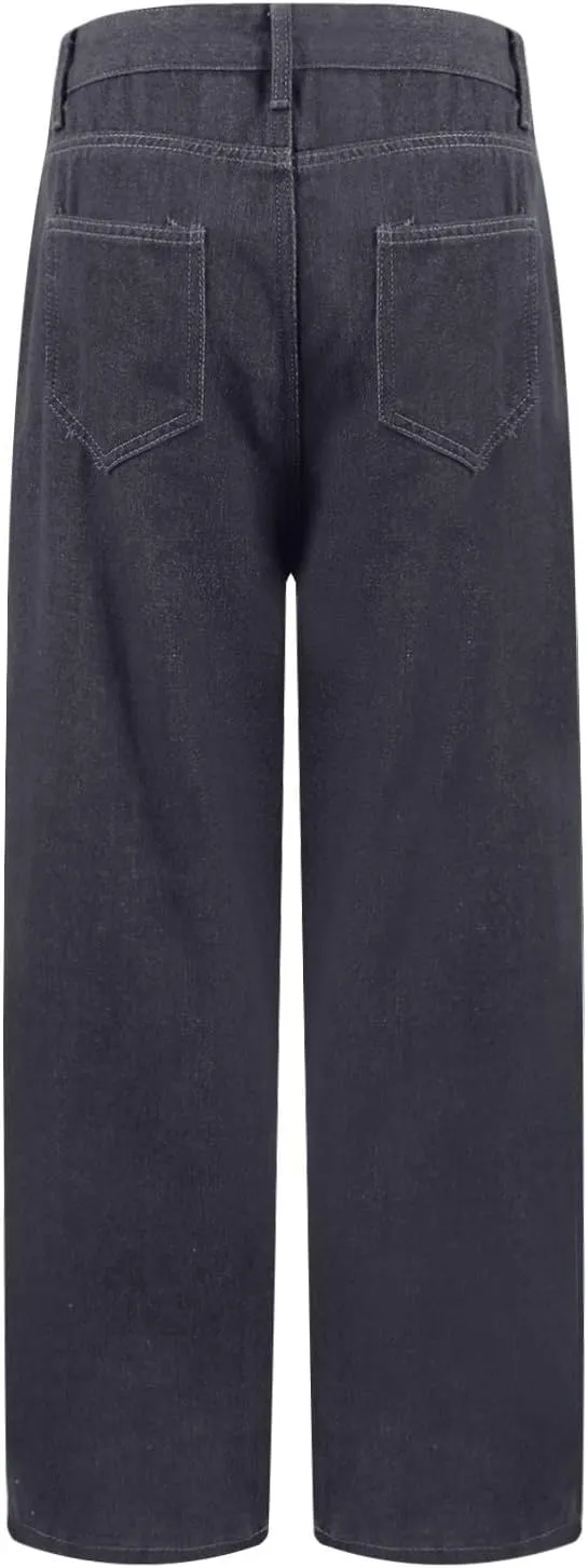 Sweatpants That Look Like Jeans Boyfriend Jeans Sweatpant Jeans High Waisted Cute Wide Leg Jeans