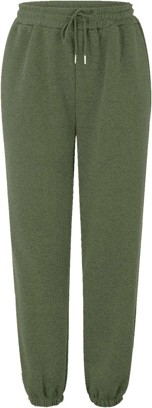 Sweatpants Women Baggy Drawstring Cinch Bottom Pants High Waisted Jogger Pants Workout Cargo Pants Lounge Trousers